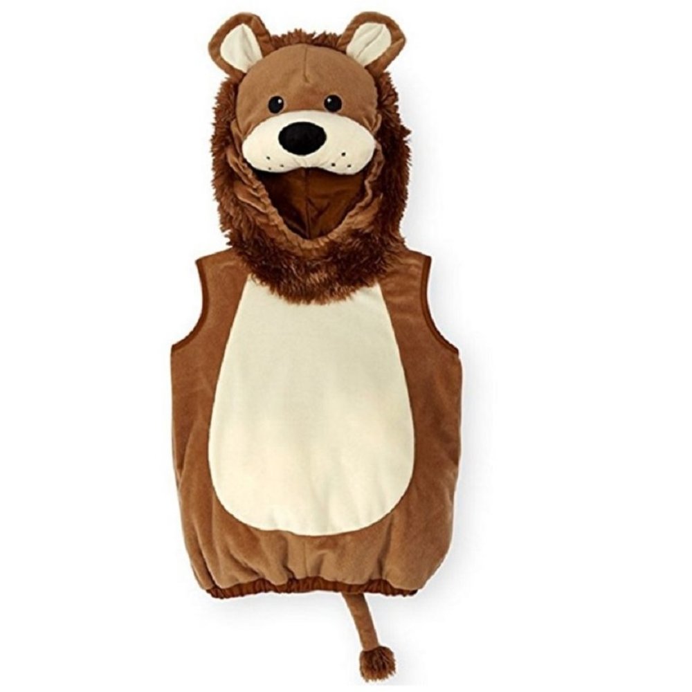 Baby Boys Lion Halloween Costume Plush Vest Size 3/6 6/9 9/12 Month NWT Cowardly